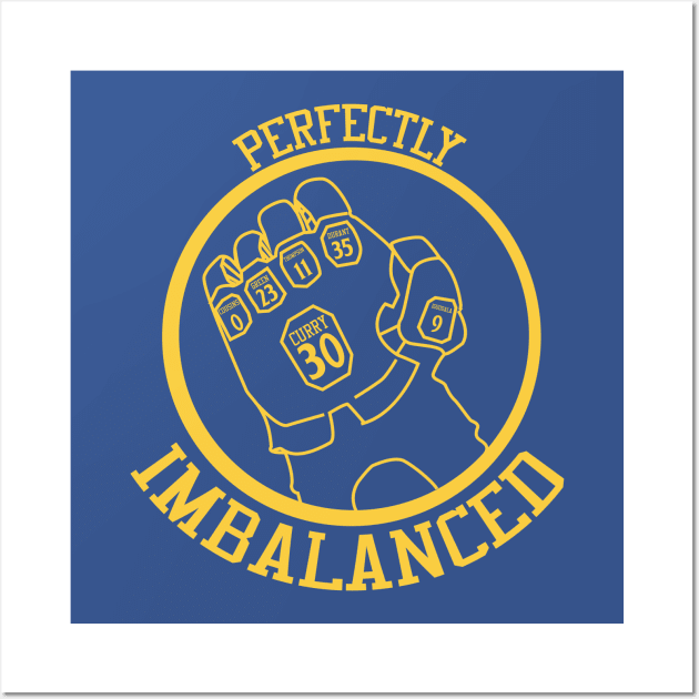 Golden State Warriors - Infinity Guantlet Crossover Wall Art by teemail